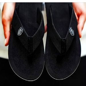 Men's sandals thongs blk various sizes
